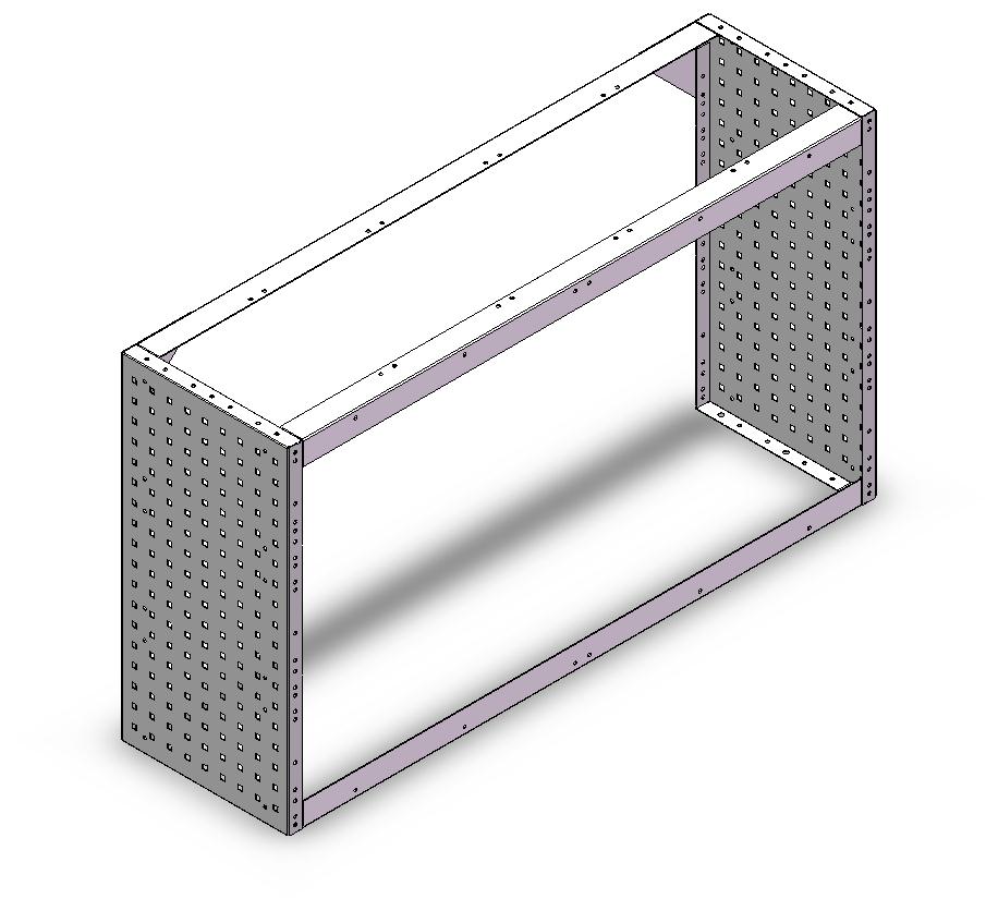 RADKASTENVERKLEIDUNG OFFEN 1.268X724X360