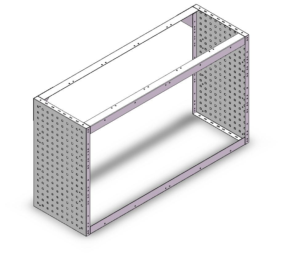 RADKASTENVERKLEIDUNG OFFEN 1.268X724X410