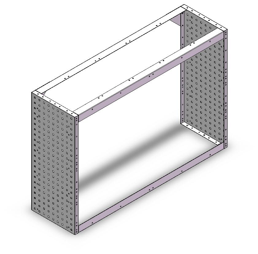 RADKASTENVERKLEIDUNG OFFEN 1.268X845X360