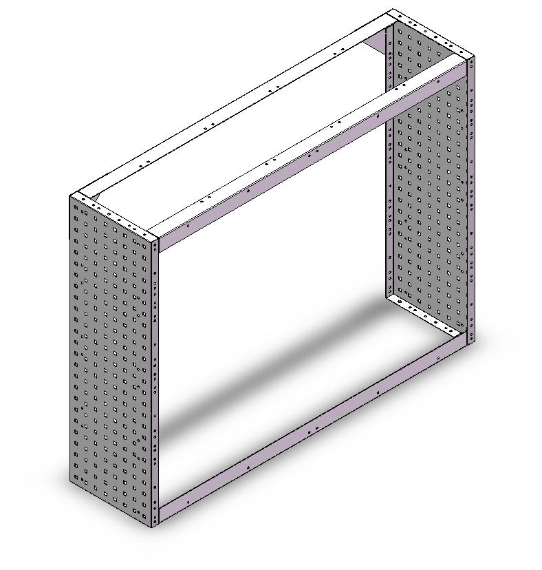 RADKASTENVERKLEIDUNG OFFEN 1.268X966X320