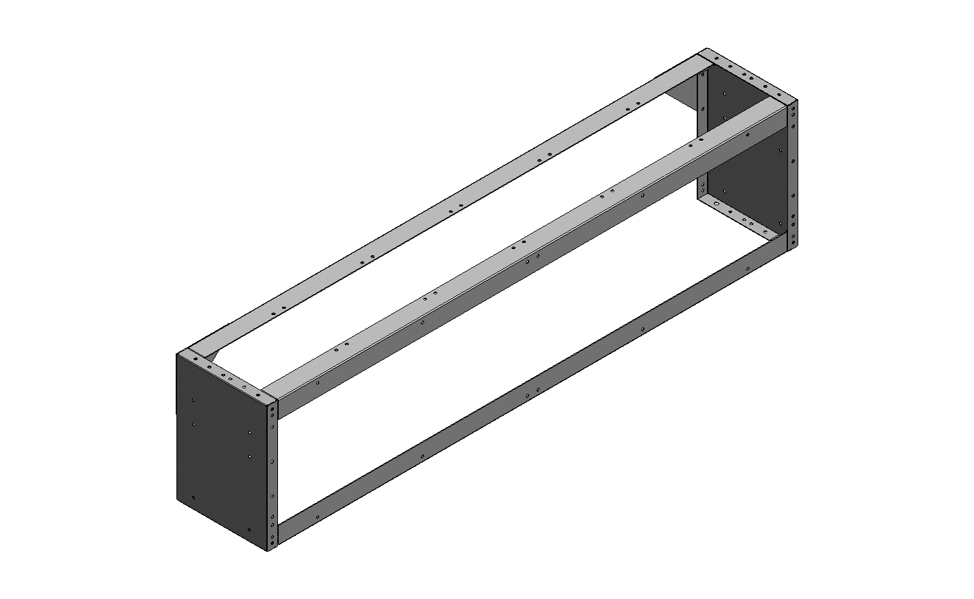RADKASTENVERKLEIDUNG OFFEN 1.521X362X260