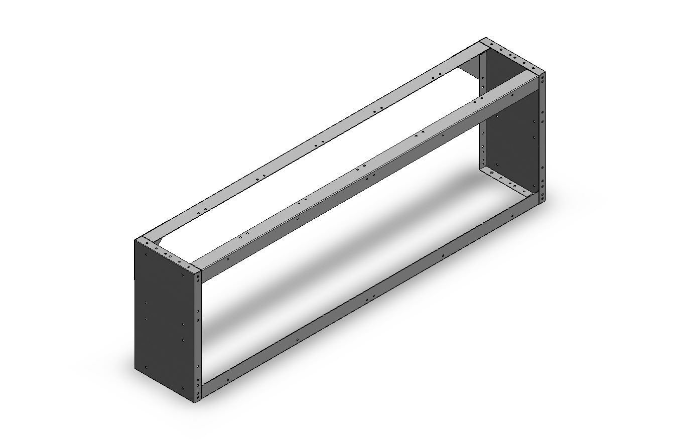 RADKASTENVERKLEIDUNG OFFEN 1.521X483X260