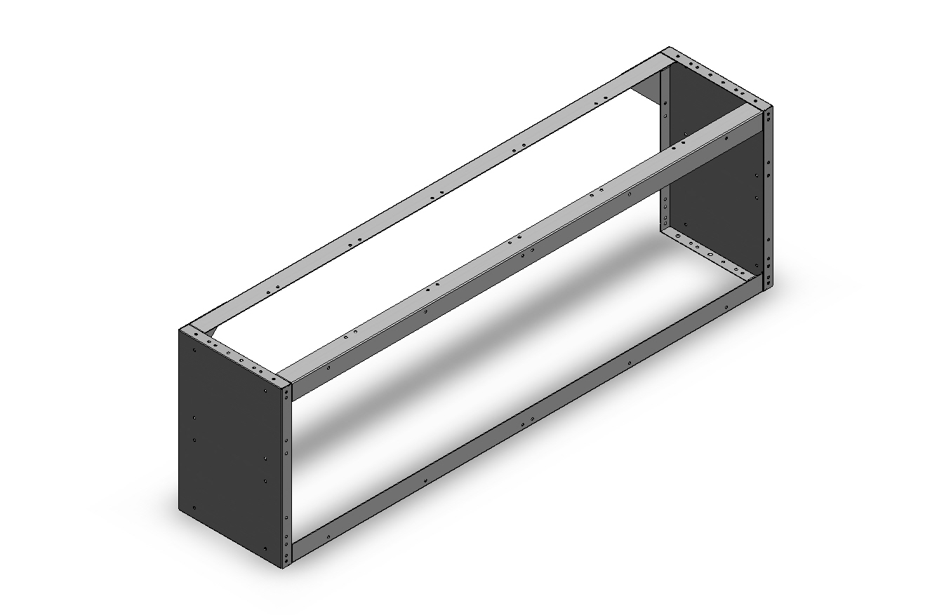 RADKASTENVERKLEIDUNG OFFEN 1.521X483X320