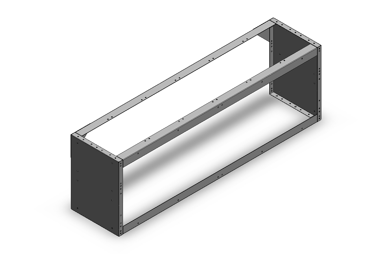 RADKASTENVERKLEIDUNG OFFEN 1.521X483X360