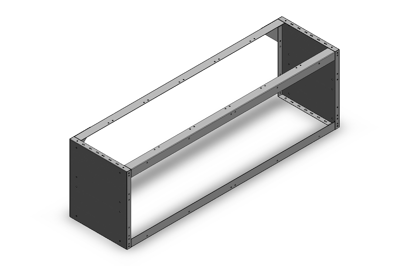 RADKASTENVERKLEIDUNG OFFEN 1.521X483X410