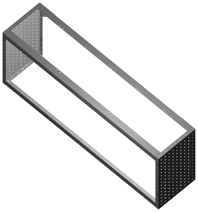 RADKASTENVERKLEIDUNG OFFEN 1.521X604X360
