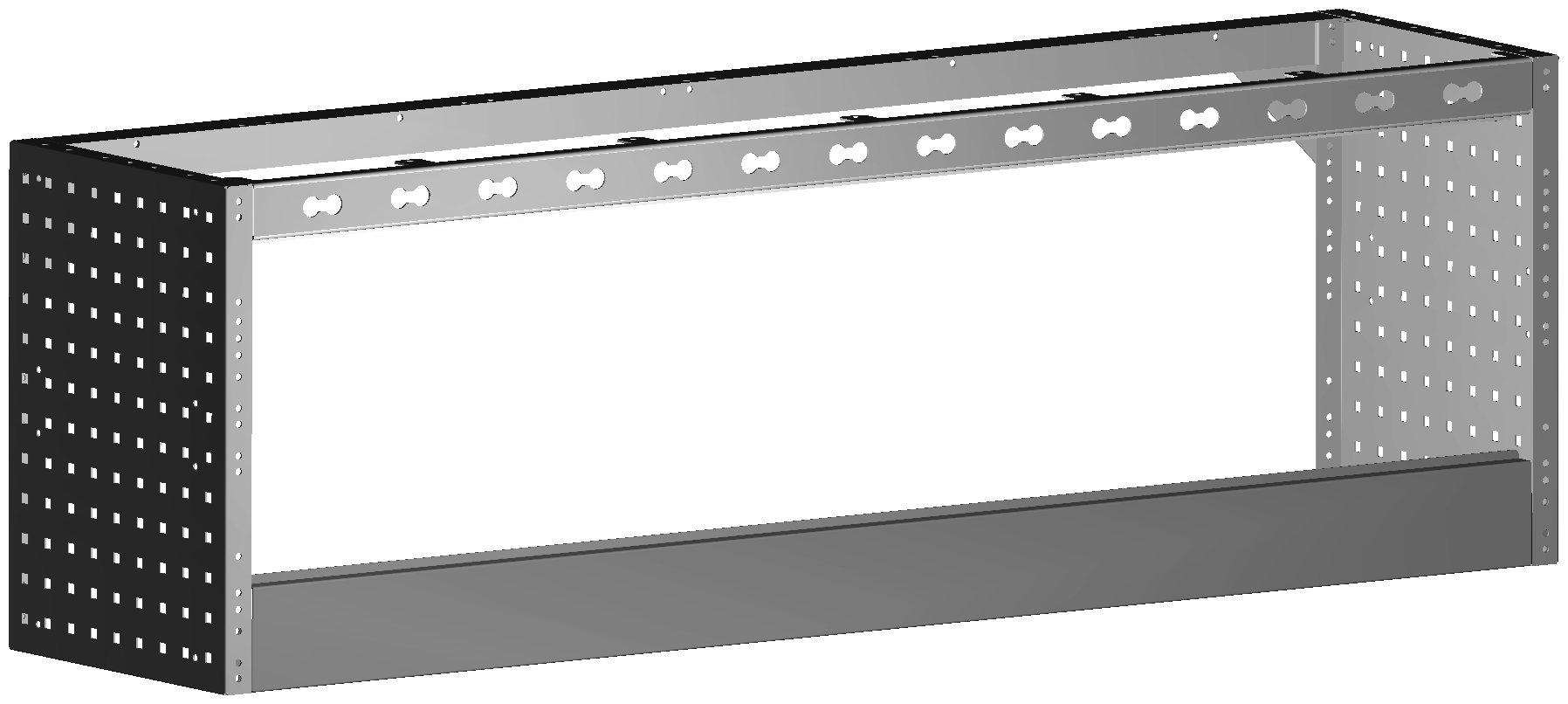RADKASTENVERKLEIDUNG OFFEN 1.521X483X360
