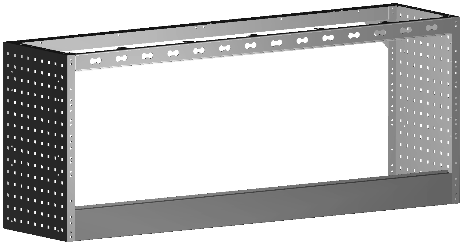 RADKASTENVERKLEIDUNG OFFEN 1.521X604X360