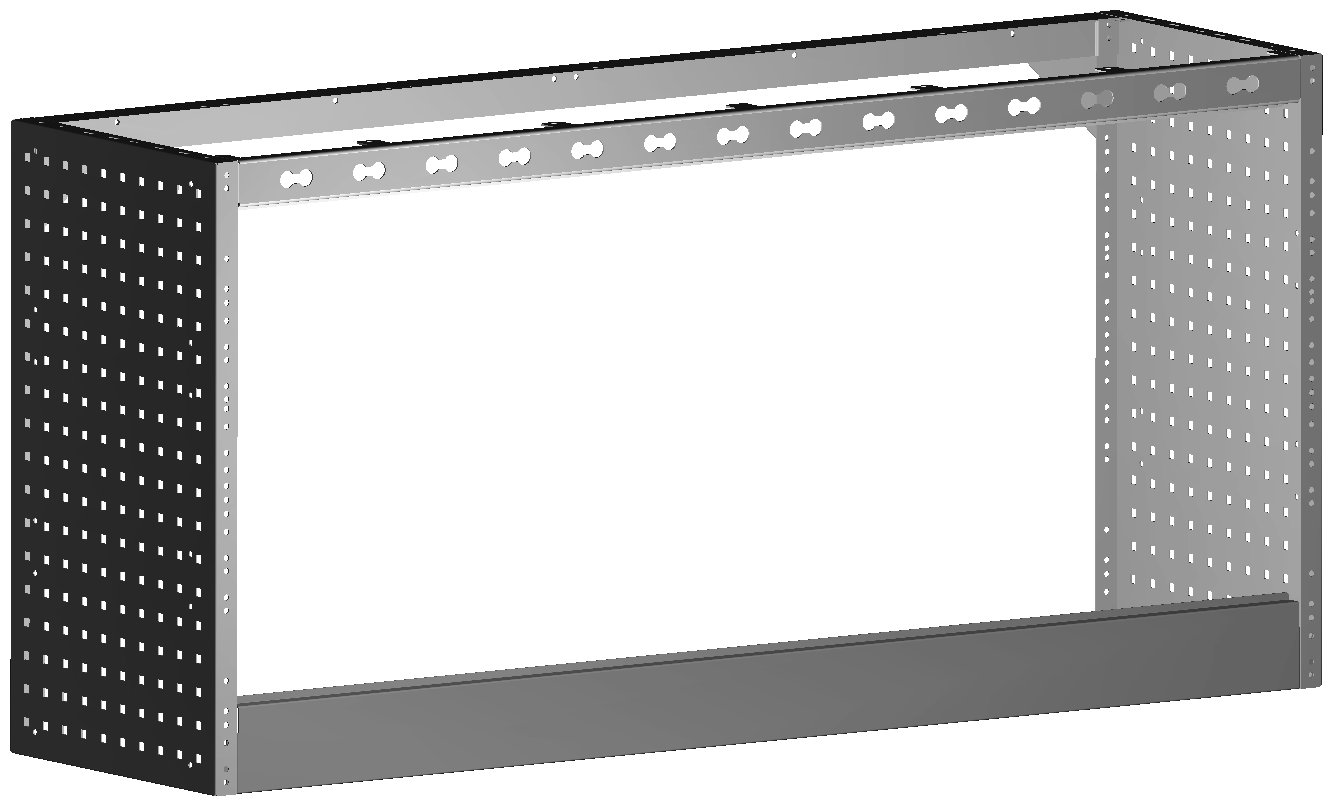 RADKASTENVERKLEIDUNG OFFEN 1.521X724X410