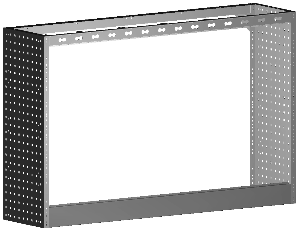 RADKASTENVERKLEIDUNG OFFEN 1.521X966X360