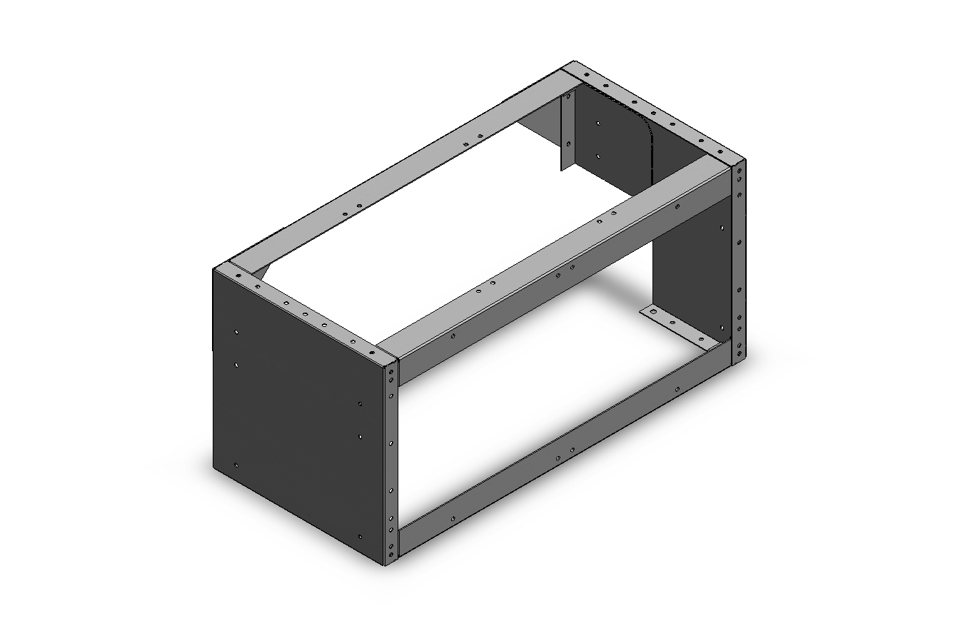 RADKASTENVERKLEIDUNG OFFEN FXR VW CADDY RECHTS 760X362X360
