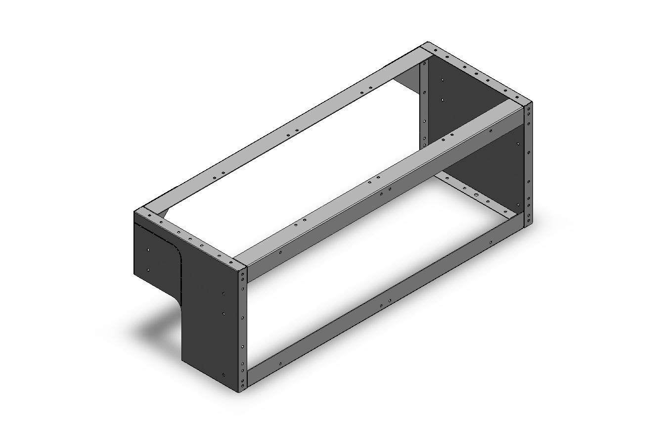 RADKASTENVERKLEIDUNG OFFEN FXR VW CADDY LINKS 1014X362X360