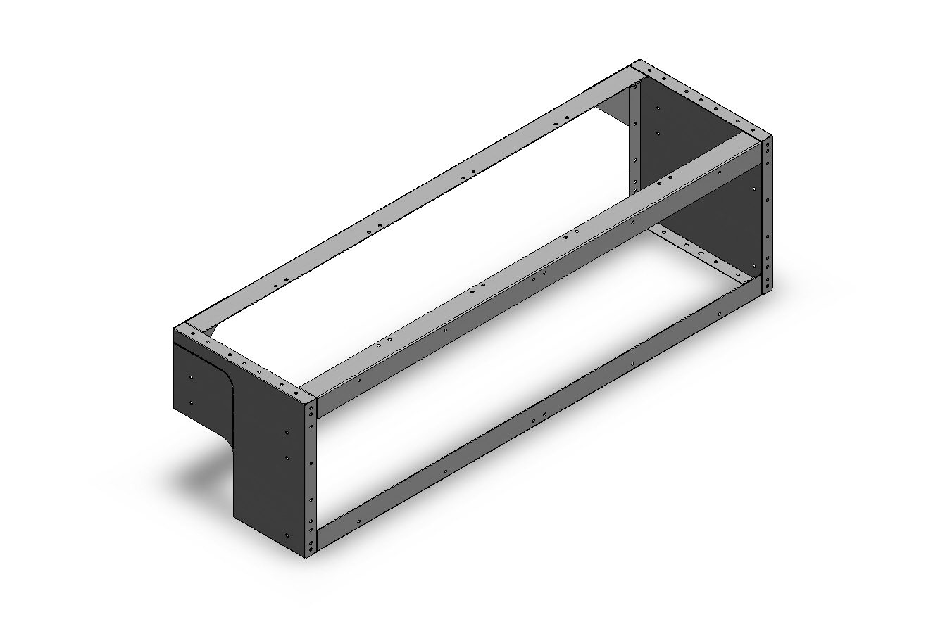 RADKASTENVERKLEIDUNG OFFEN FXR VW CADDY LINKS 1268X362X360