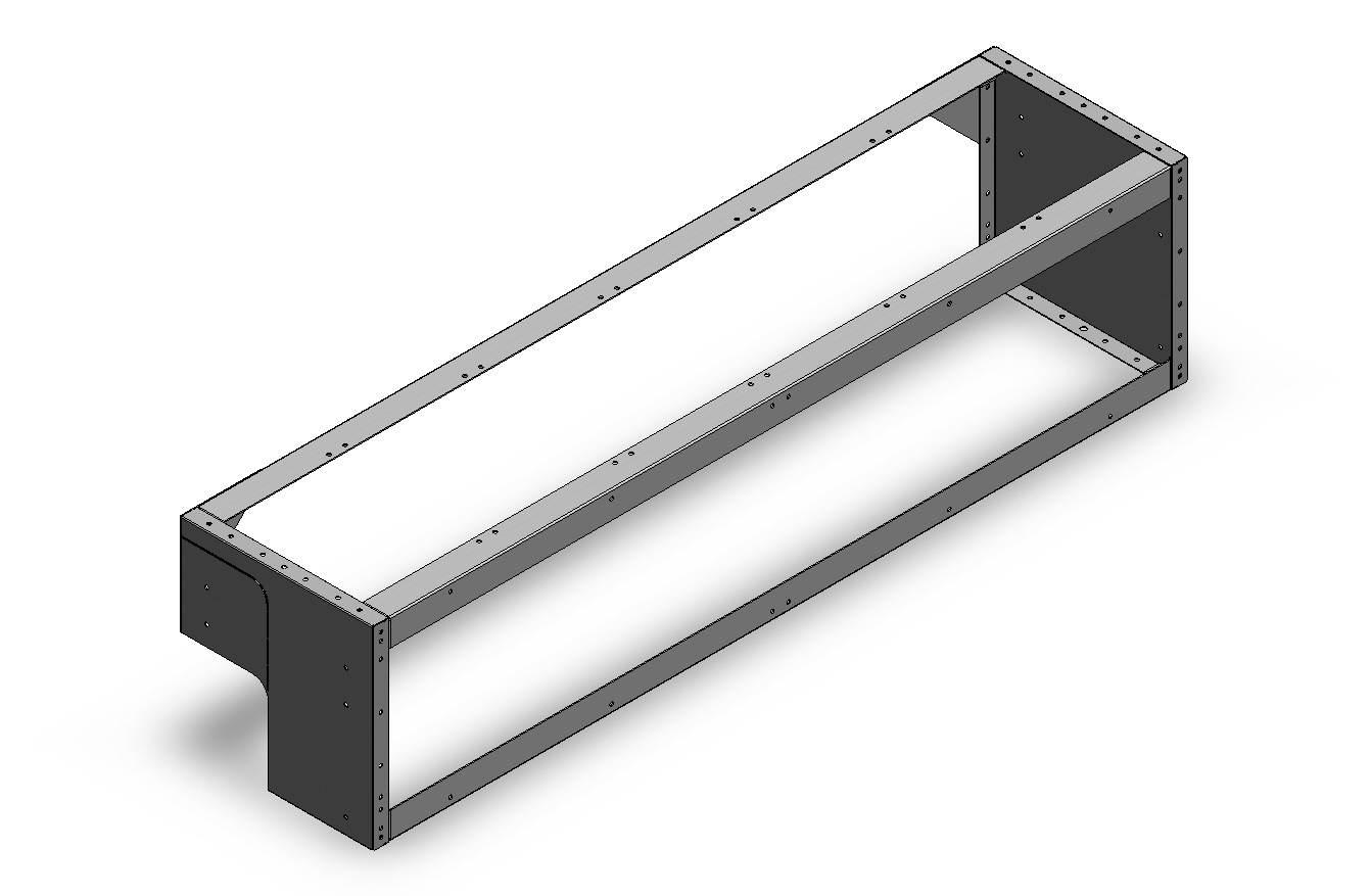 RADKASTENVERKLEIDUNG OFFEN FXR VW CADDY LINKS 1521X362X360