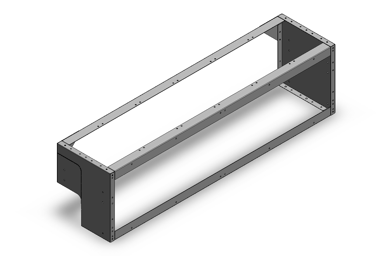 RADKASTENVERKLEIDUNG OFFEN FXR VW CADDY LINKS 1521X402X360