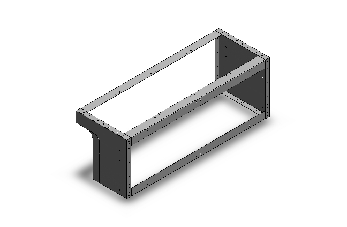 RADKASTENVERKLEIDUNG OFFEN FXR FIAT FIORINO LINKS 1014X362X360