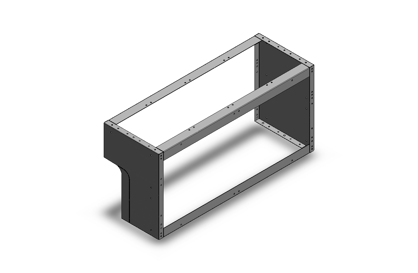 RADKASTENVERKLEIDUNG OFFEN FXR FIAT FIORINO LINKS 1014X483X360