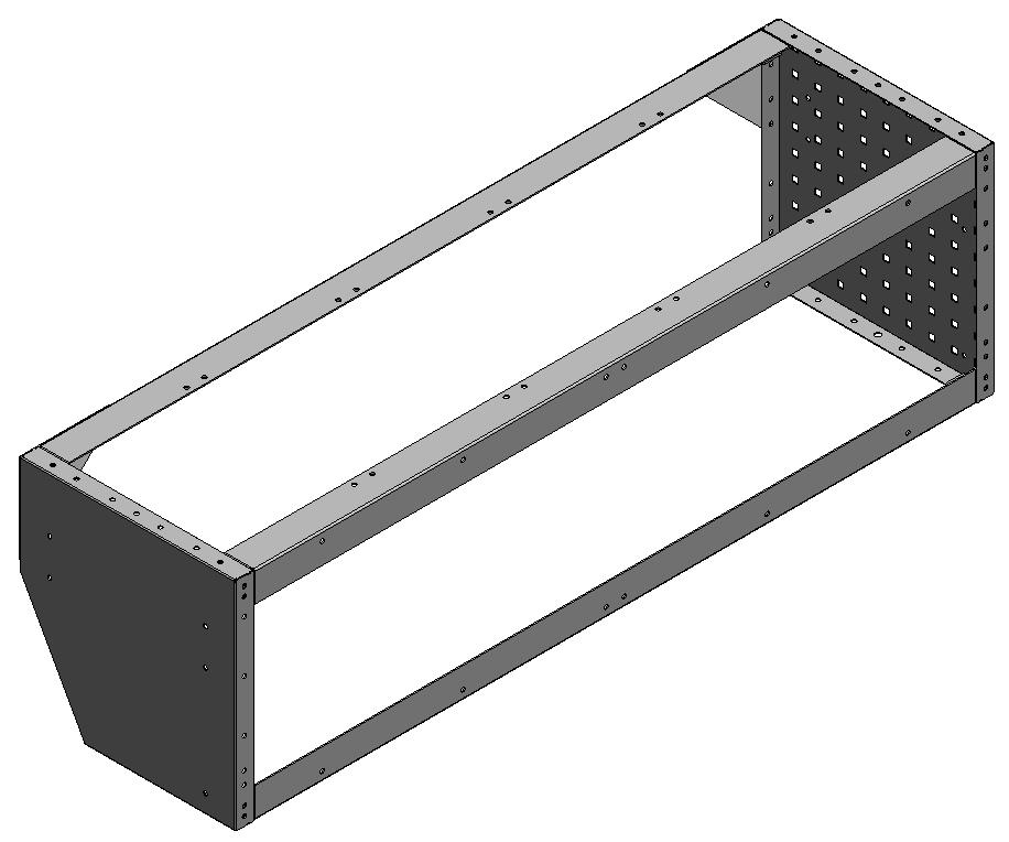 RADKASTENVERKLEIDUNG OFFEN FXR VW T5 RECHTS 1.268X362X360