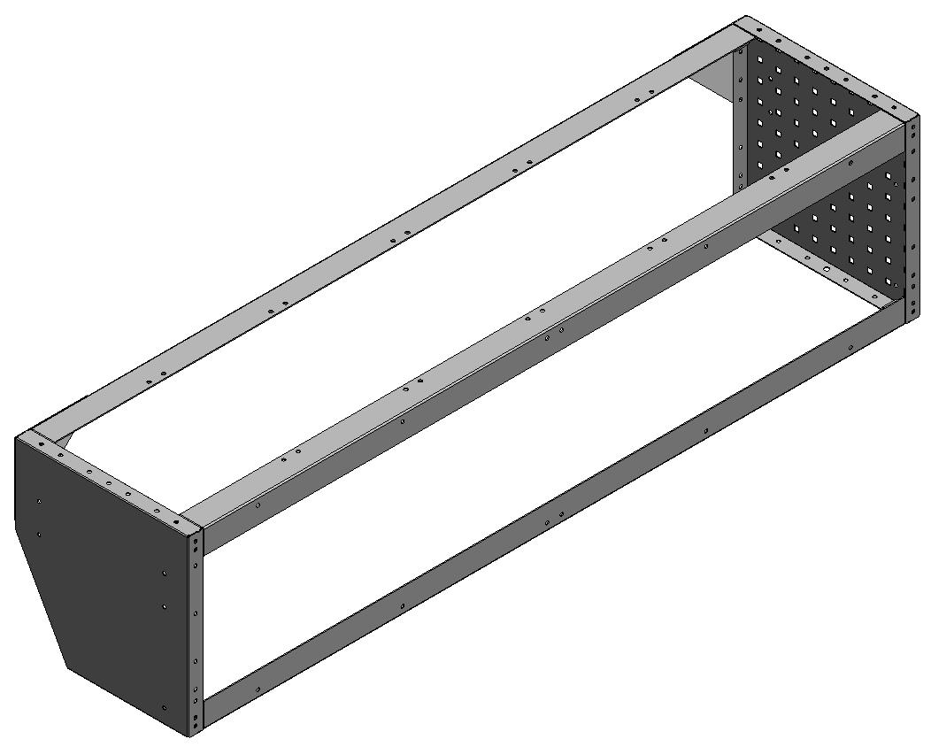 RADKASTENVERKLEIDUNG OFFEN FXR VW T5 RECHTS 1.521X362X360