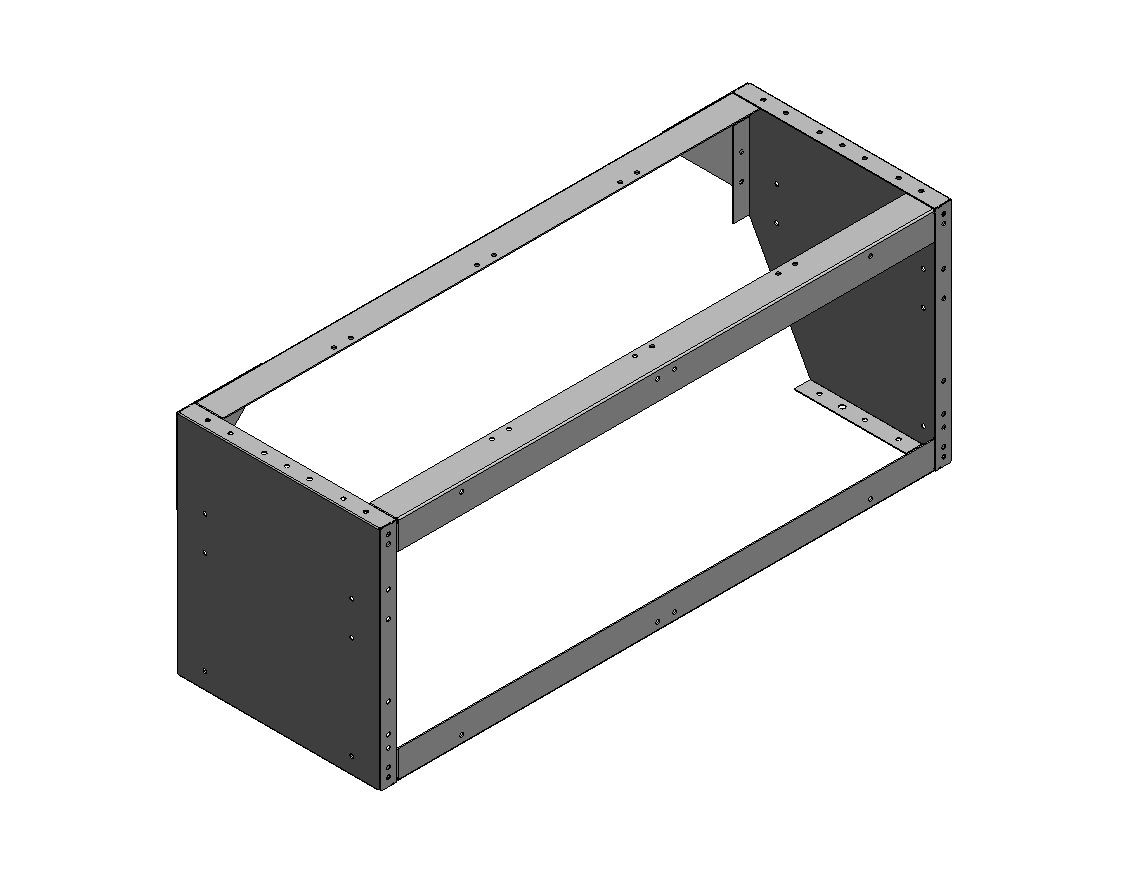 RADKASTENVERKLEIDUNG OFFEN FXR VW T5 LINKS 1.014X402X360