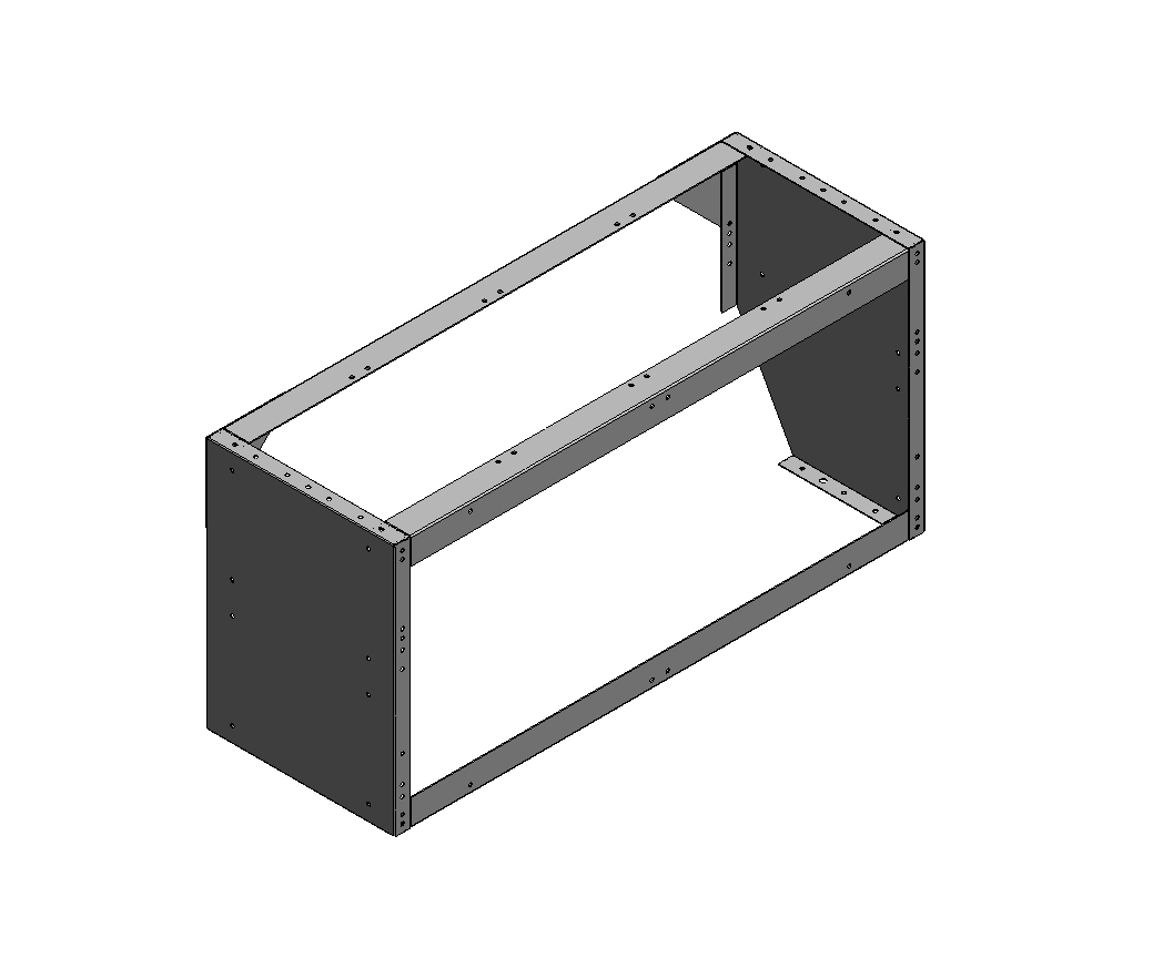RADKASTENVERKLEIDUNG OFFEN FXR VW T5 LINKS 1.014X483X360