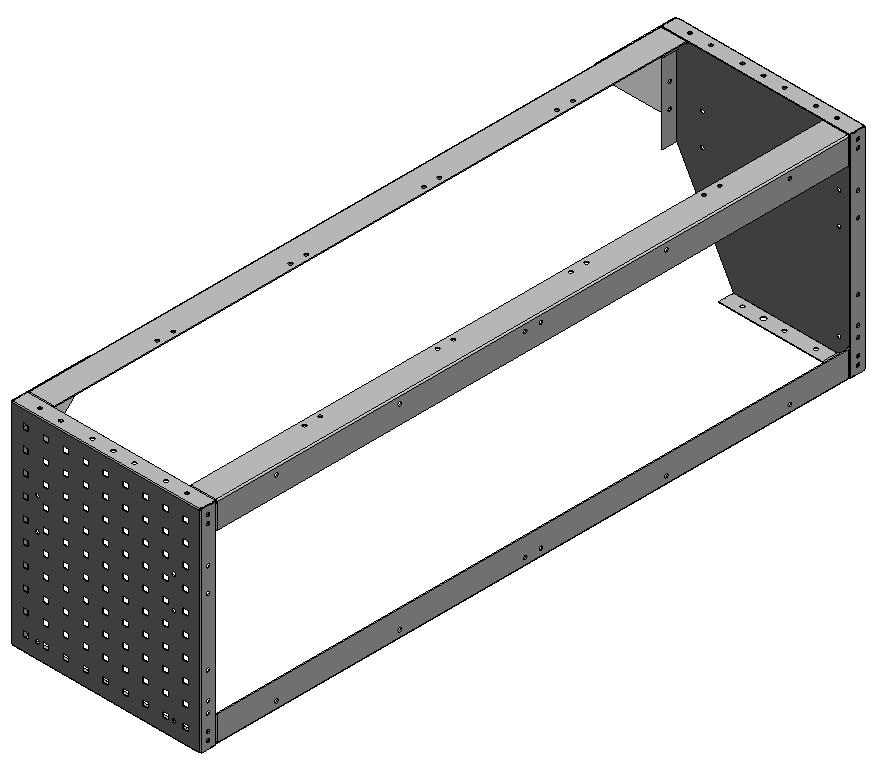 RADKASTENVERKLEIDUNG OFFEN FXR VW T5 LINKS 1.268X402X360
