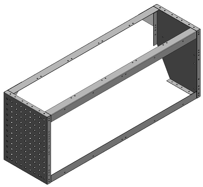 RADKASTENVERKLEIDUNG OFFEN FXR VW T5 LINKS 1.268X483X360