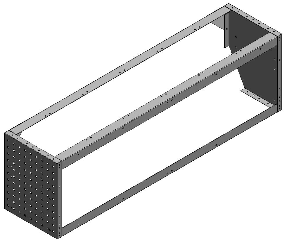 RADKASTENVERKLEIDUNG OFFEN FXR VW T5 LINKS 1.521X444X360