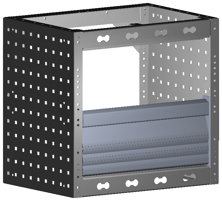 RADKASTENVERKLEIDUNG MIT TXR 507X483X360