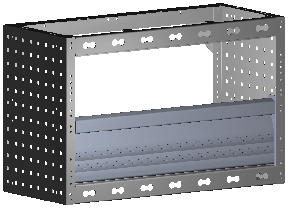 RADKASTENVERKLEIDUNG MIT TXR 760X483X320