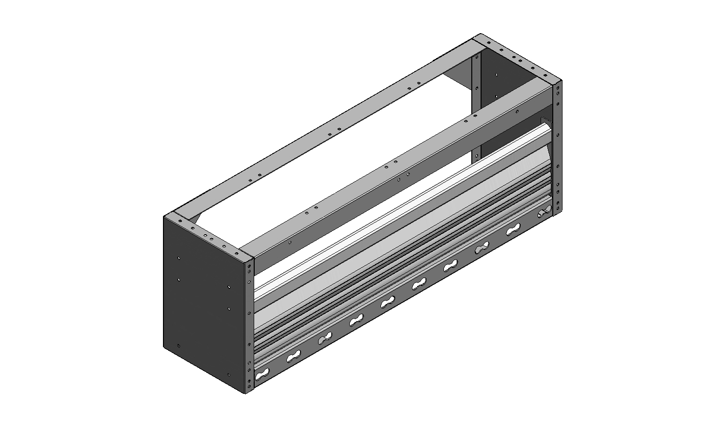 RADKASTENVERKLEIDUNG MIT TXR 1014X362X260