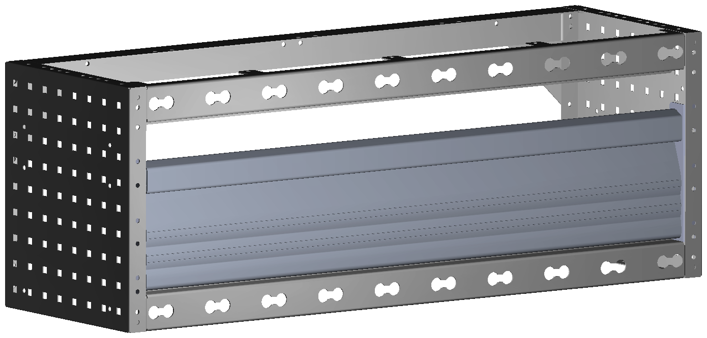 RADKASTENVERKLEIDUNG MIT TXR 1014X362X320