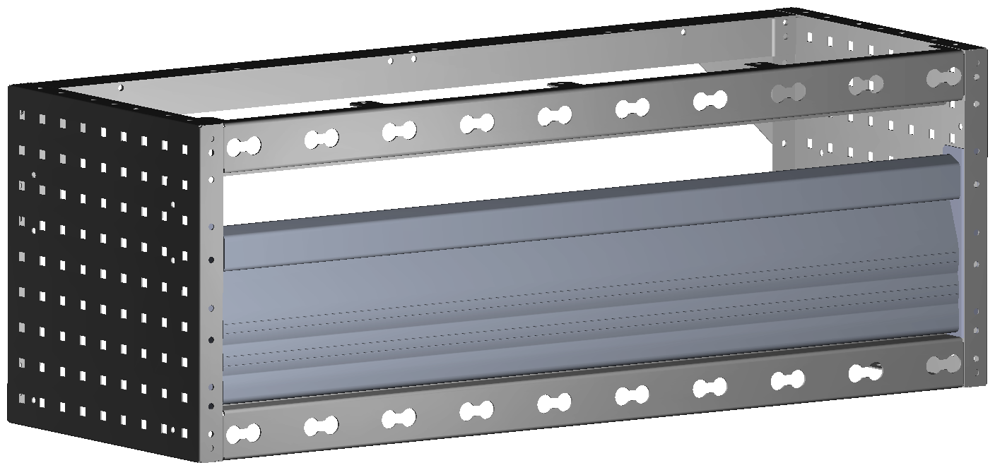 RADKASTENVERKLEIDUNG MIT TXR 1014X362X360