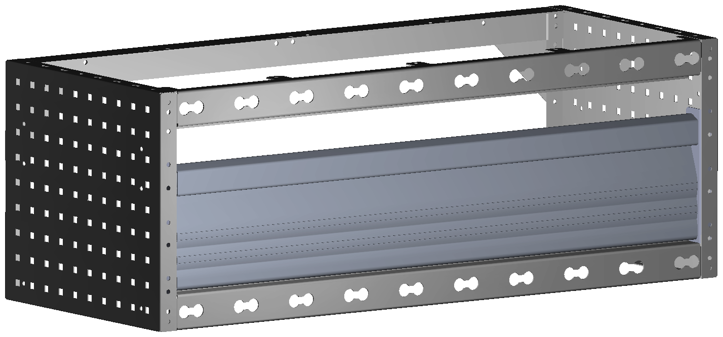 RADKASTENVERKLEIDUNG MIT TXR 1014X362X410