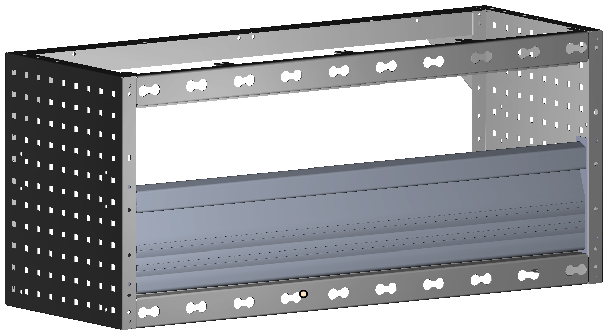 RADKASTENVERKLEIDUNG MIT TXR 1014X444X360