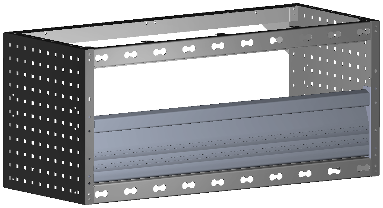 RADKASTENVERKLEIDUNG MIT TXR 1014X444X410