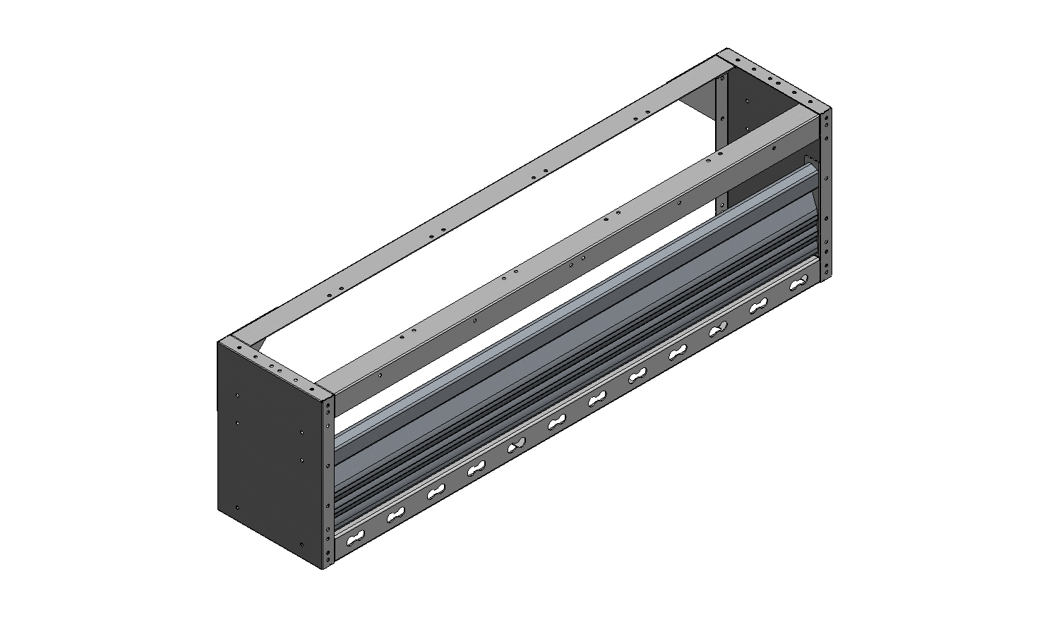 RADKASTENVERKLEIDUNG MIT TXR 1268X362X260