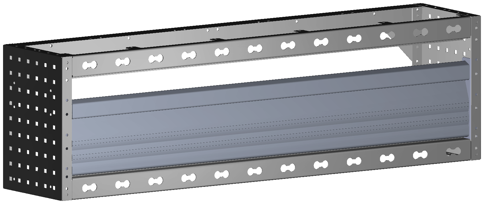RADKASTENVERKLEIDUNG MIT TXR 1268X362X260