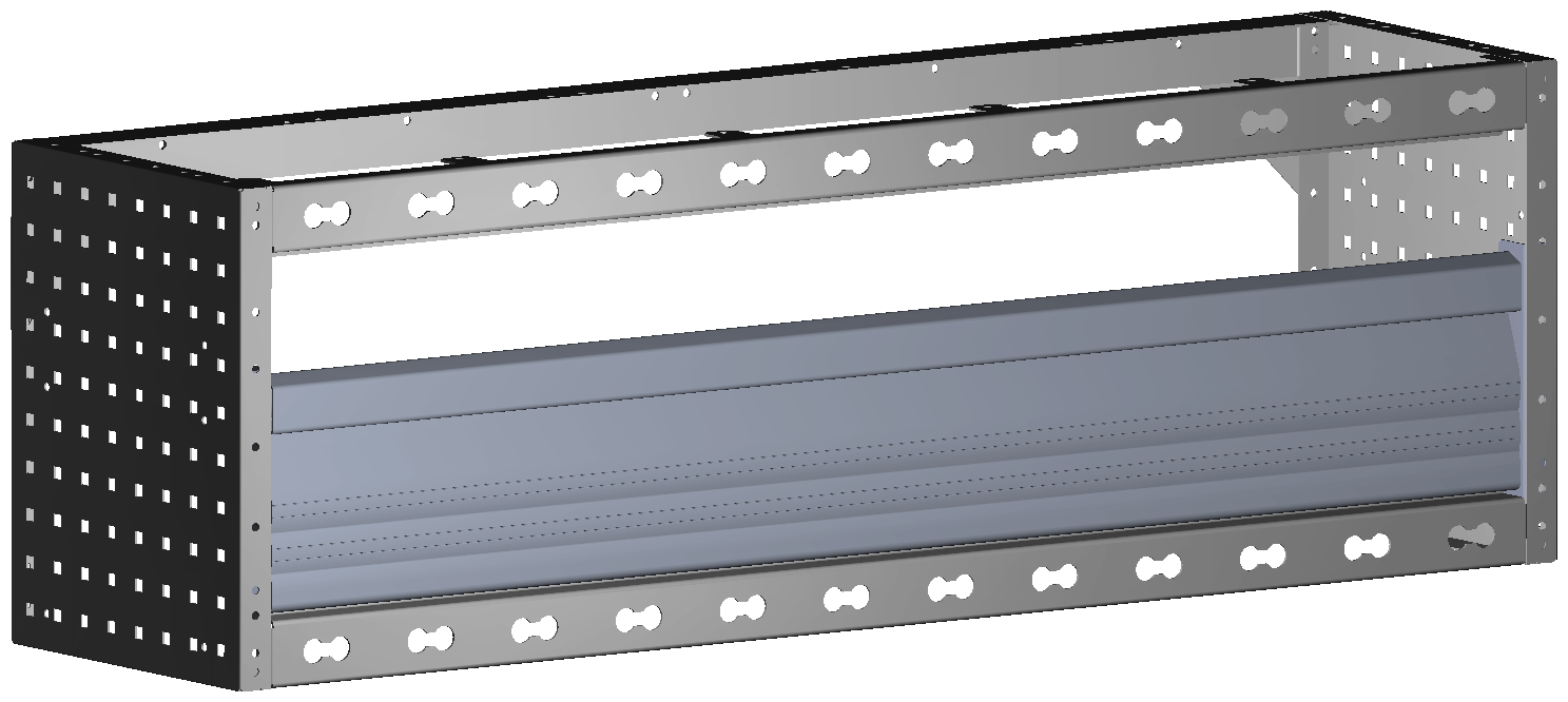 RADKASTENVERKLEIDUNG MIT TXR 1268X402X320