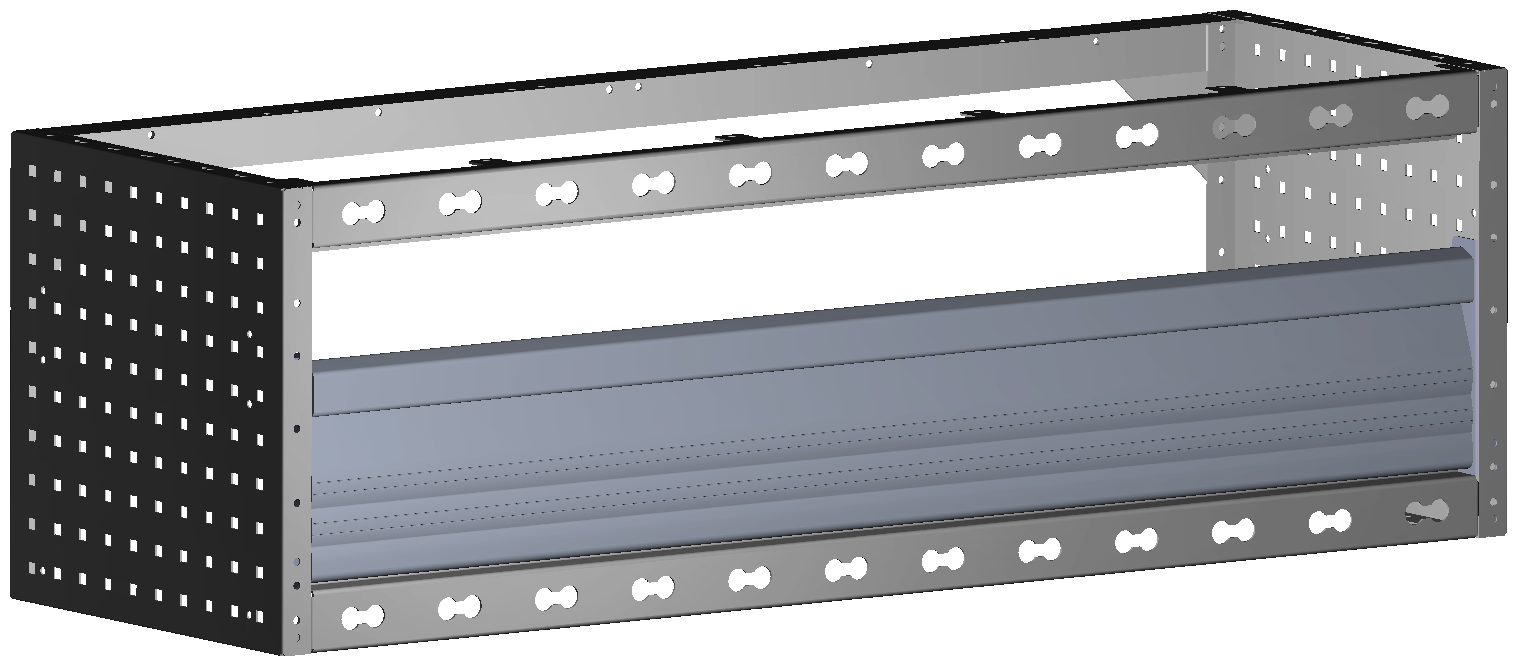 RADKASTENVERKLEIDUNG MIT TXR 1268X402X410
