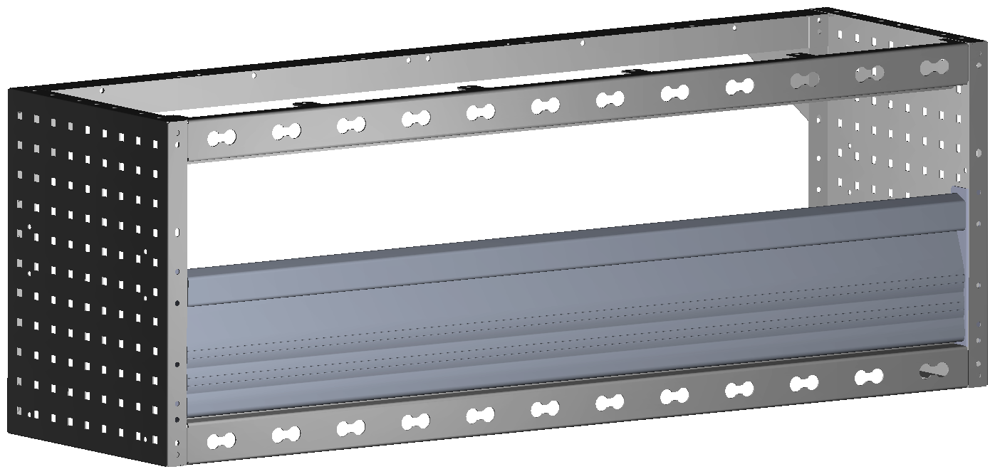RADKASTENVERKLEIDUNG MIT TXR 1268X444X360