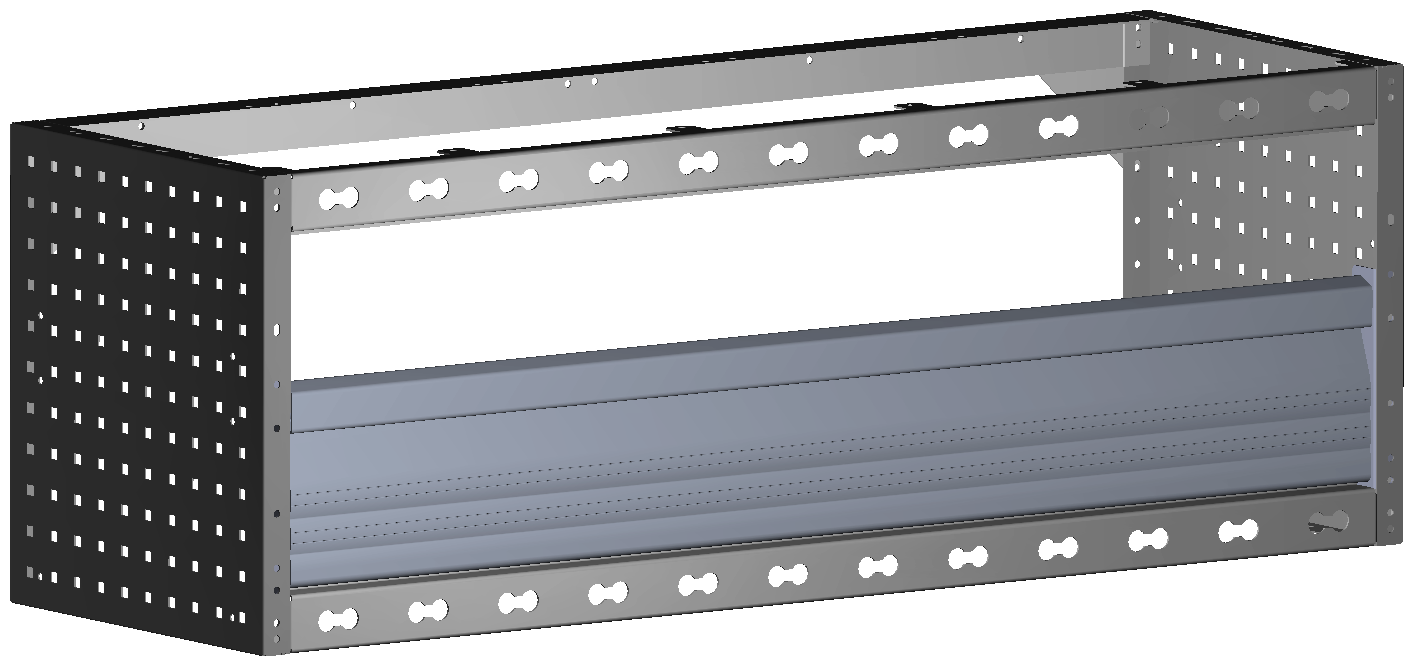 RADKASTENVERKLEIDUNG MIT TXR 1268X444X410
