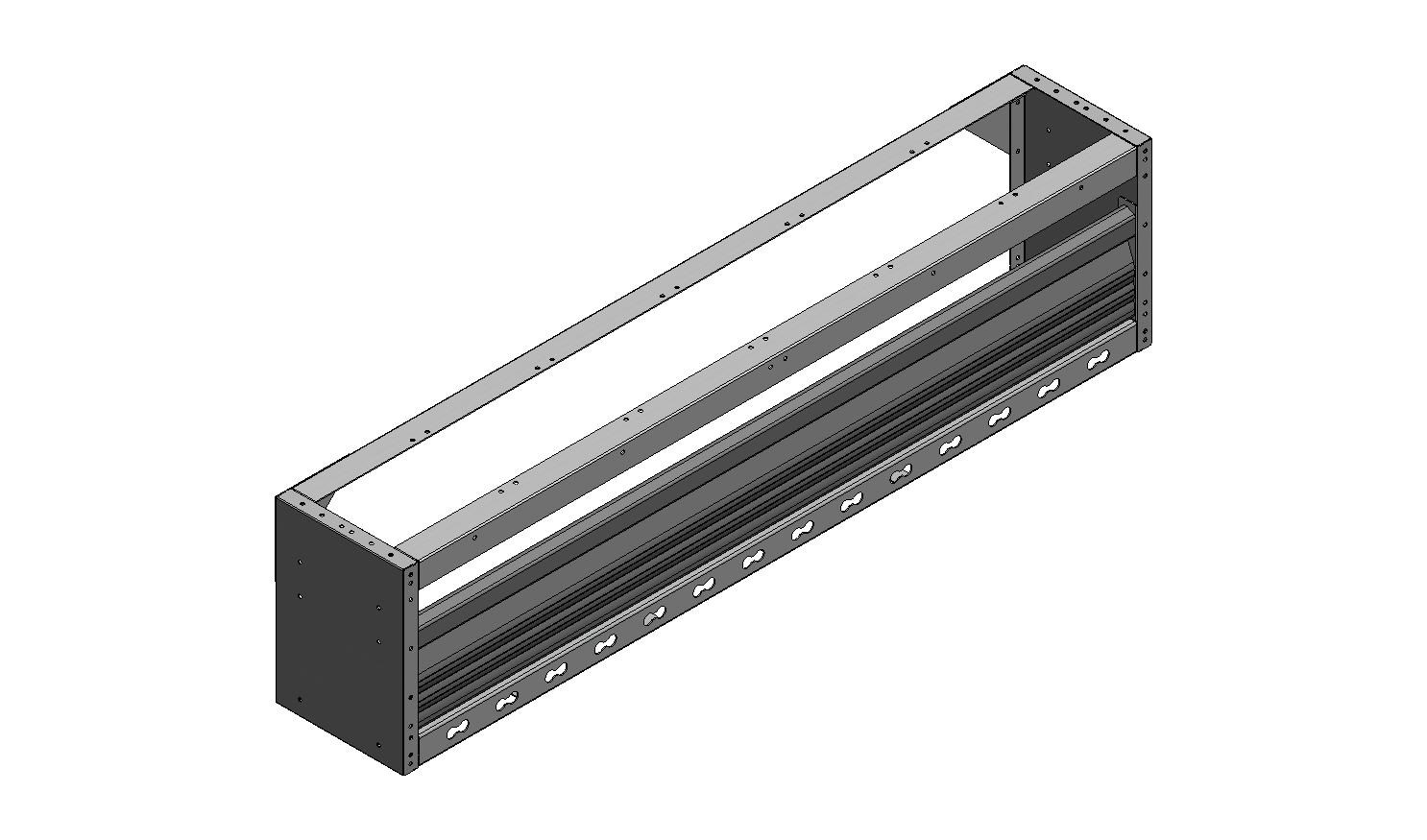 RADKASTENVERKLEIDUNG MIT TXR 1521X362X260