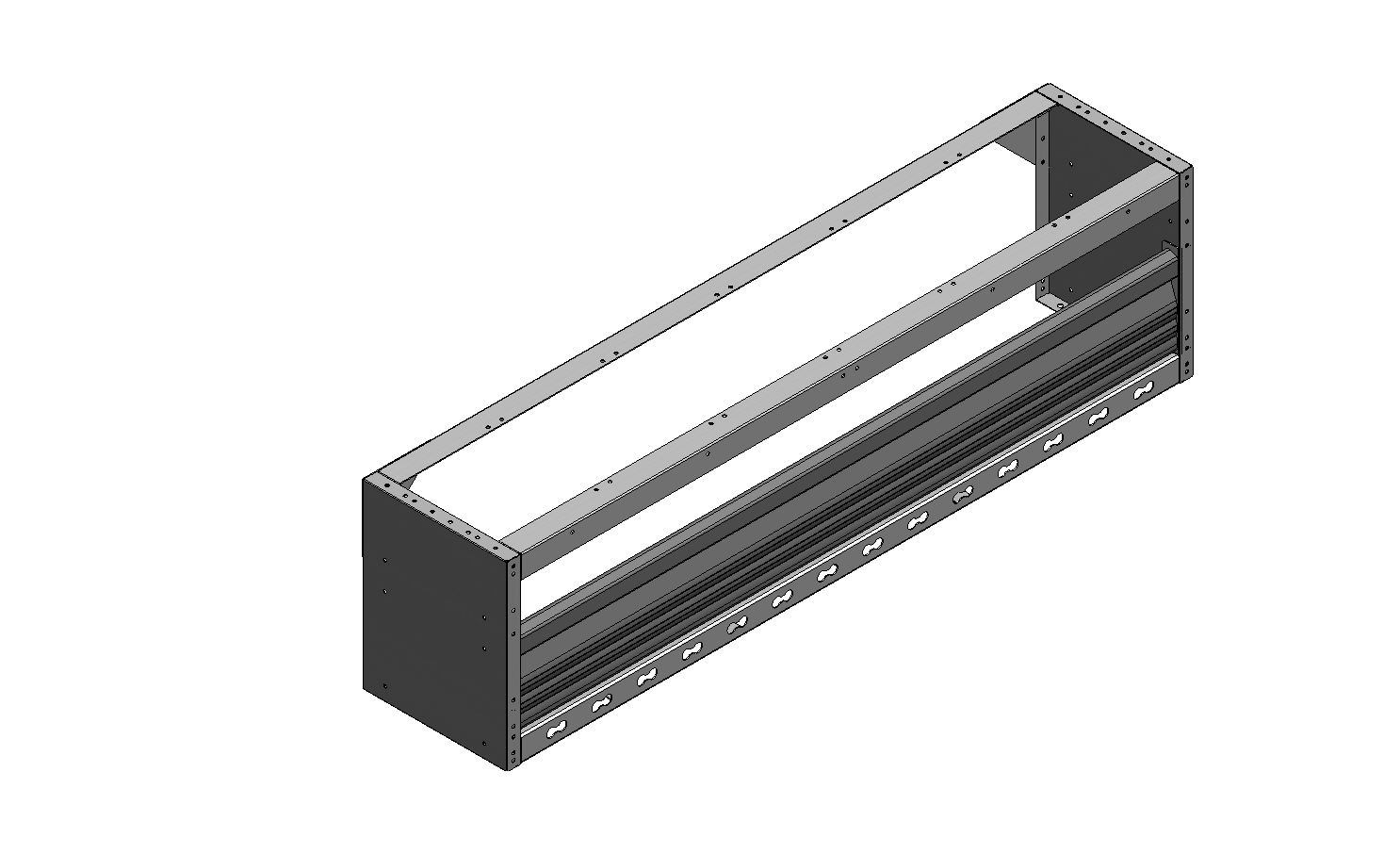 RADKASTENVERKLEIDUNG MIT TXR 1521X402X320