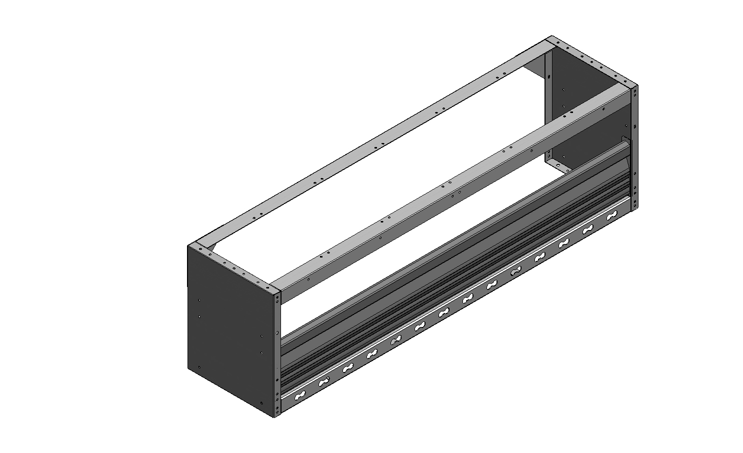 RADKASTENVERKLEIDUNG MIT TXR 1521X444X360