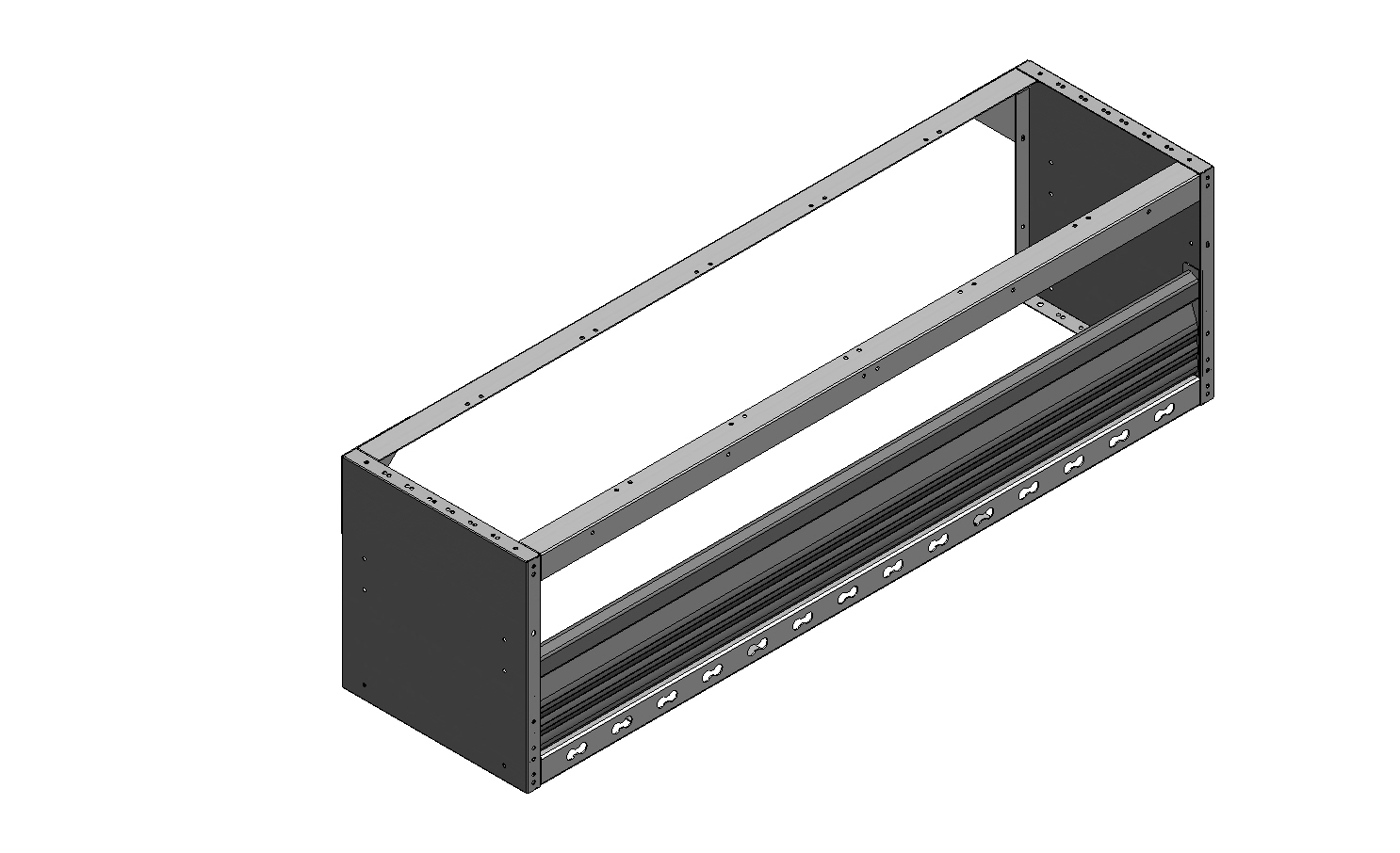 RADKASTENVERKLEIDUNG MIT TXR 1521X444X410