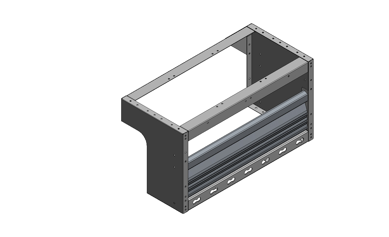 RADKASTENVERKLEIDUNG MIT TXR FXR RENAULT KANGOO LINKS 760X402X360