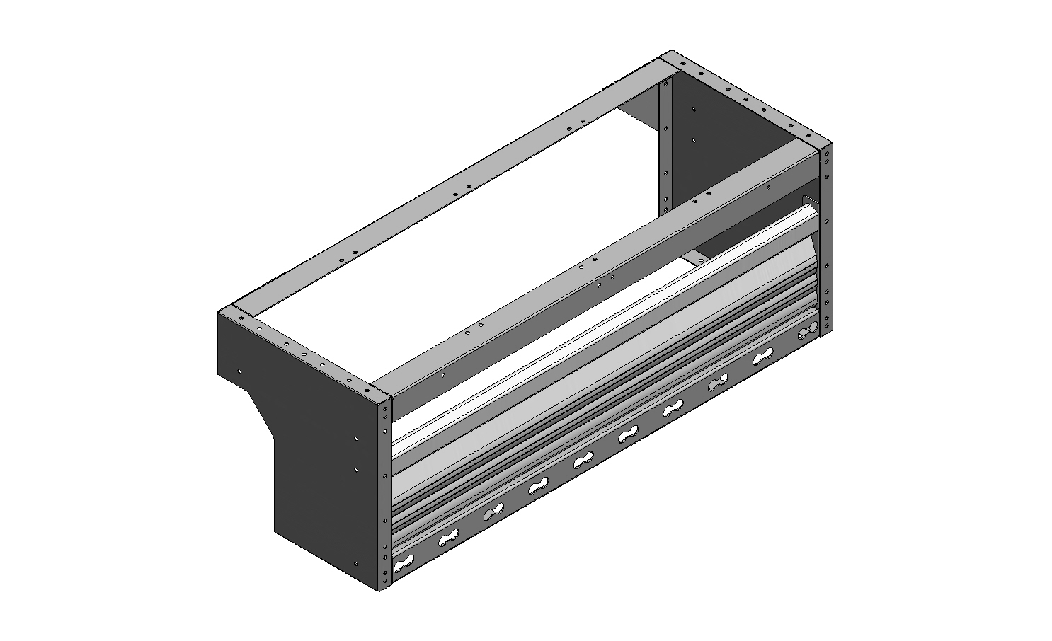 RADKASTENVERKLEIDUNG MIT TXR FXR CITROEN BERLINGO/ RENAULT RANCH LINKS 1014X362X360