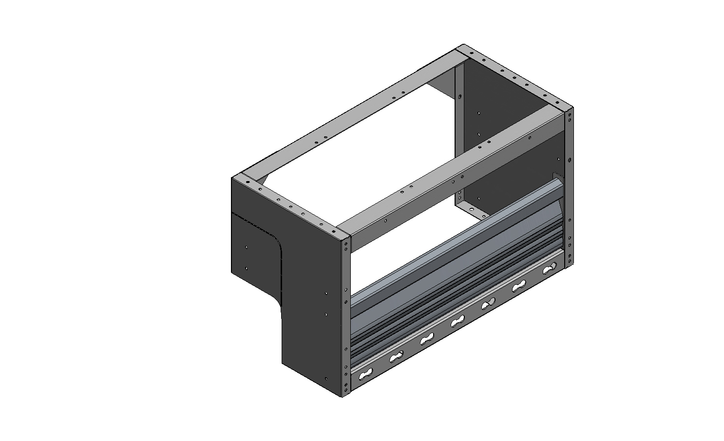 RADKASTENVERKLEIDUNG MIT TXR FXR VW CADDY LINKS 760X444X360