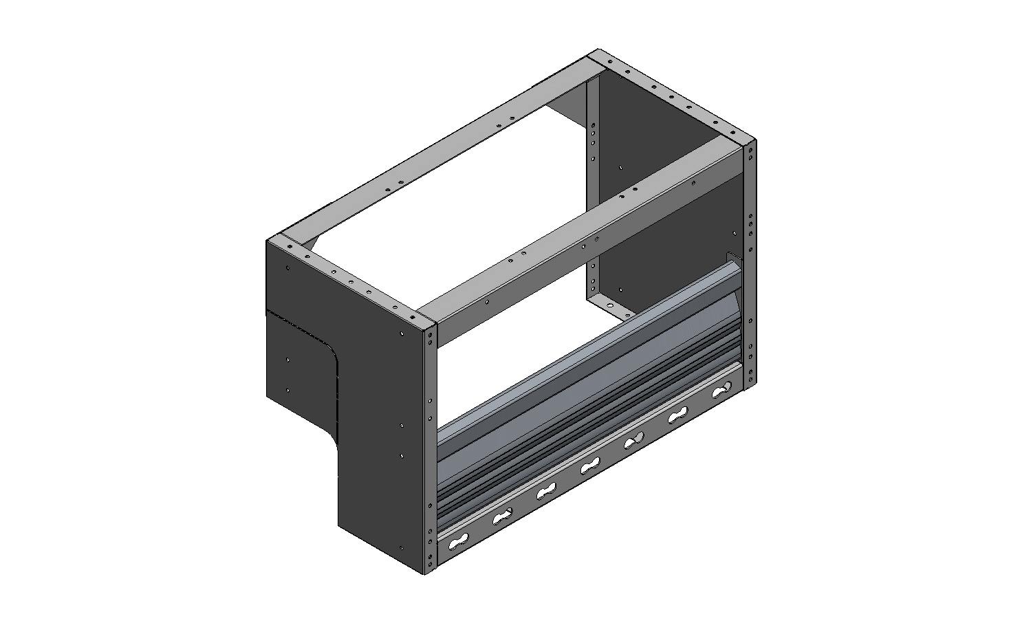 RADKASTENVERKLEIDUNG MIT TXR FXR VW CADDY LINKS 760X483X360